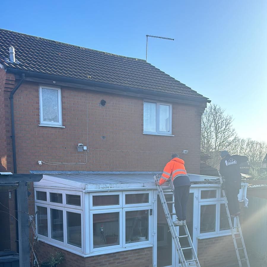 Renewing the roof on a conservatory